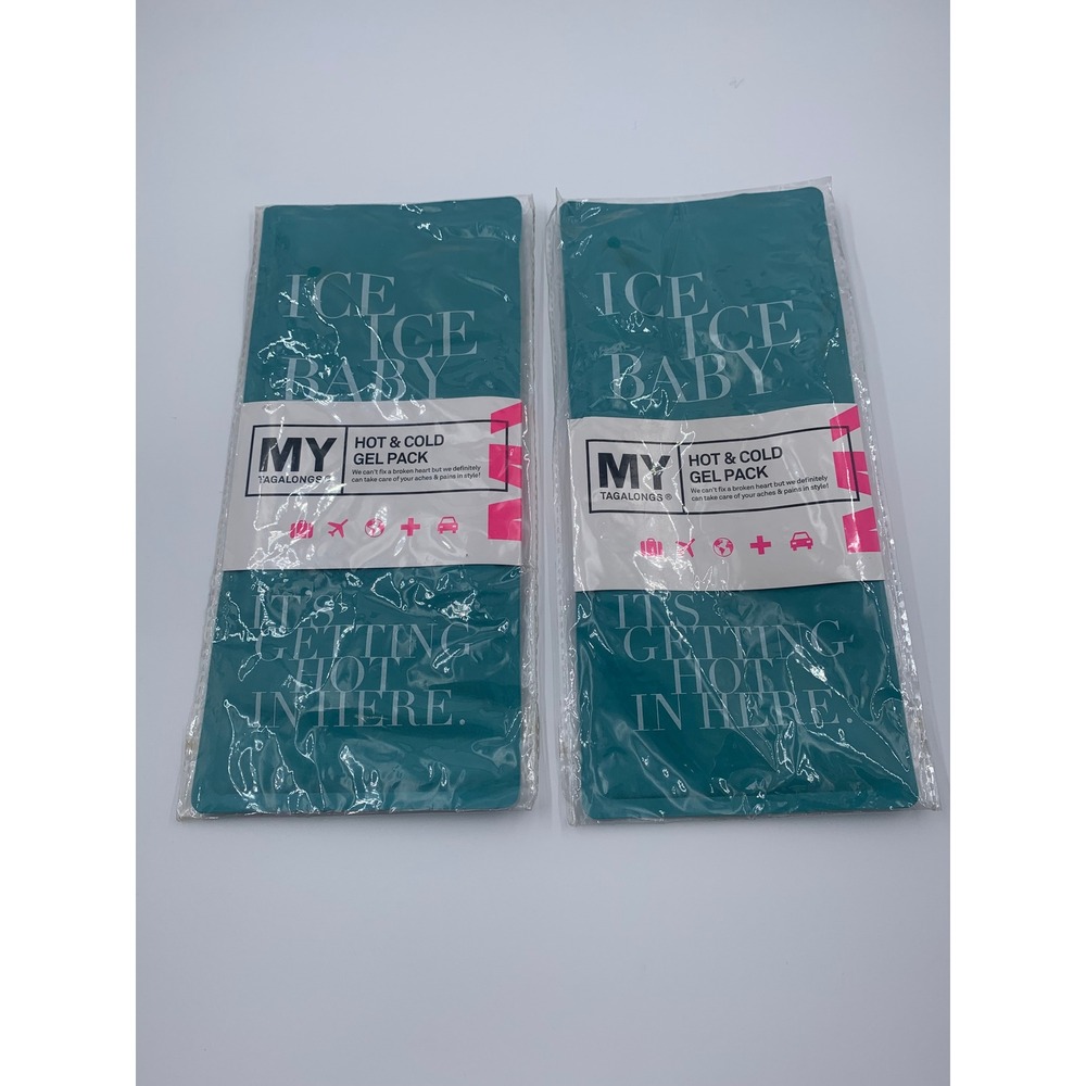 My Tagalongs Hot Cold Gel Pack Set Teal New Reusable Recovery Travel